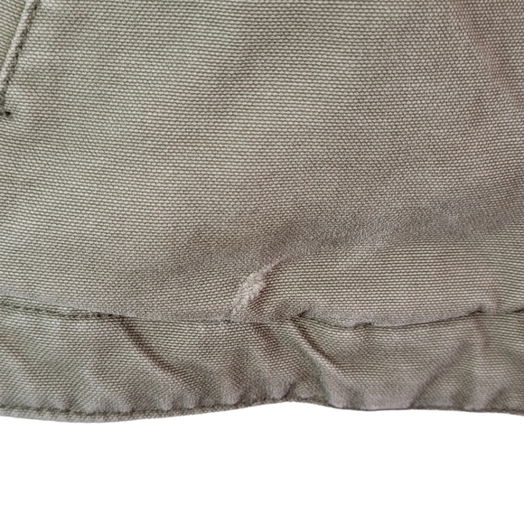 Gap Vintage Y2K Workwear Corduroy Collar Button Zip Up Coat Jacket S - Picture 8 of 15